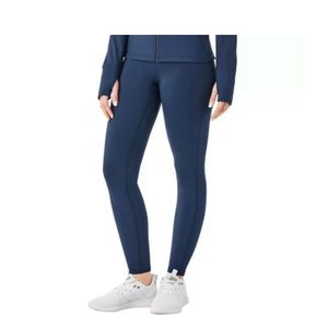 Members Mark Womens Extra Warm Legging. Fleece Lined. Blue. Size Small N…